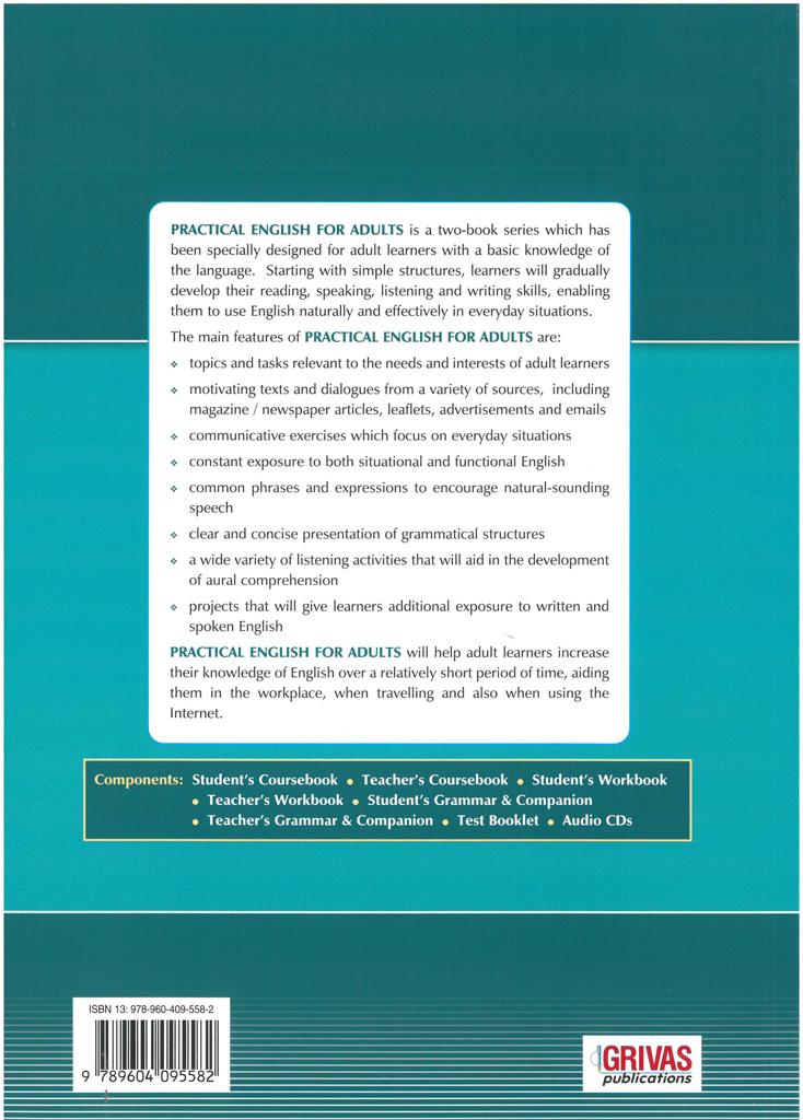 PRACTICAL ENGLISH FOR ADULTS 1 WORKBOOK