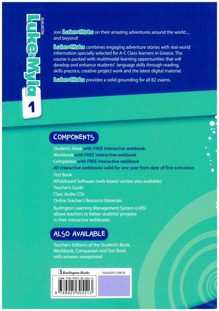 LUKE & MYLA 1 WORKBOOK