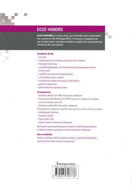 ECCE HONORS TEACHER'S GUIDE