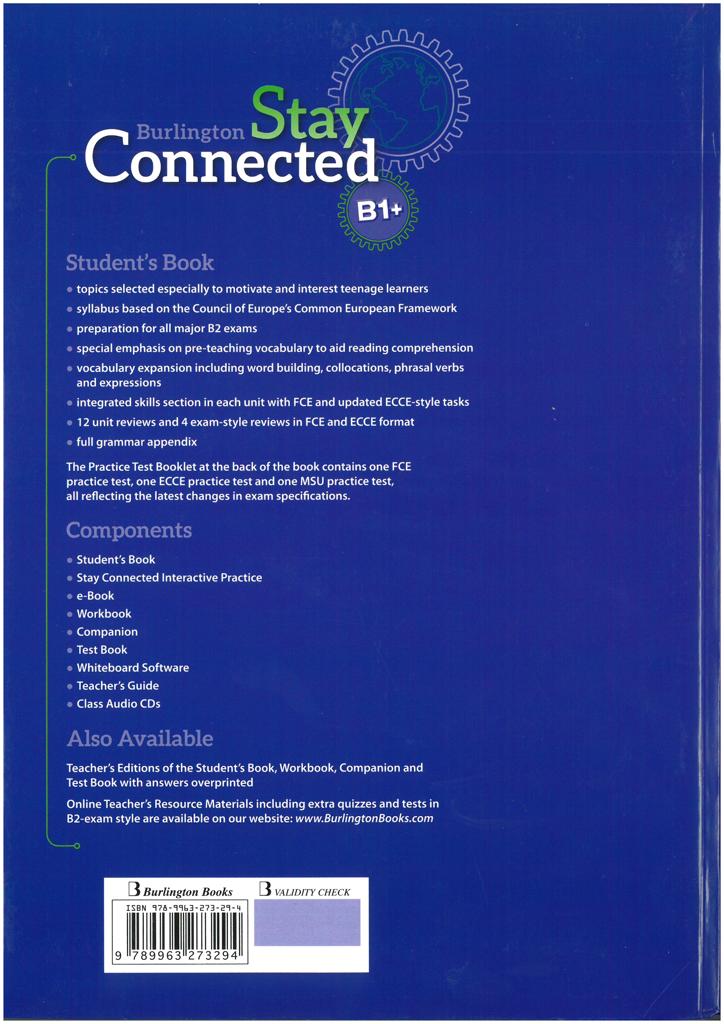 STAY CONNECTED B1+ STUDENT'S BOOK