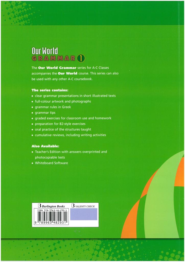 OUR WORLD 1 GRAMMAR