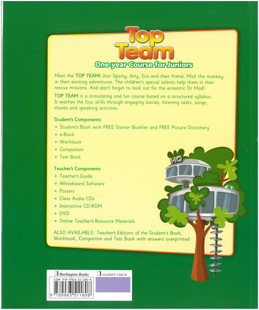 TOP TEAM ONE YEAR COURSE STUDENT'S BOOK